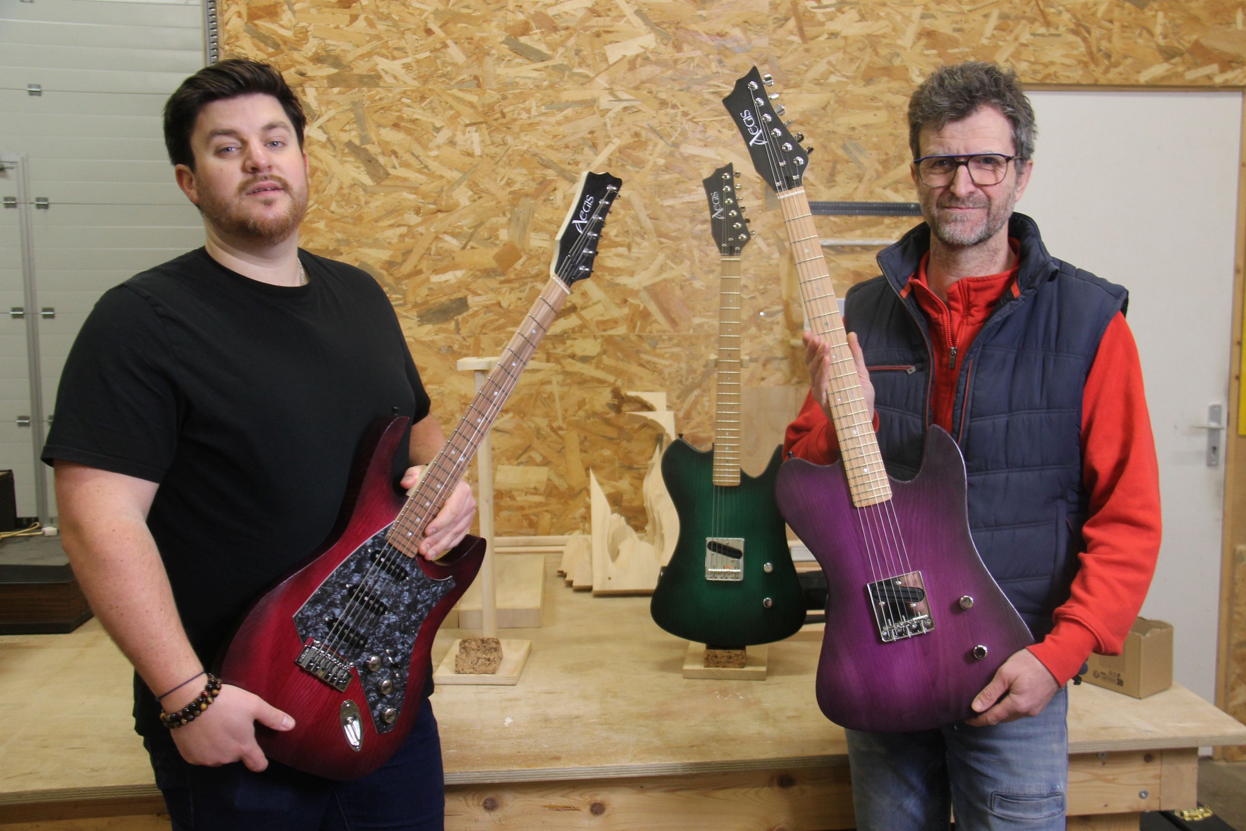 Aegis lance ses guitares 100% vosgiennes à Allarmont le 28 mars