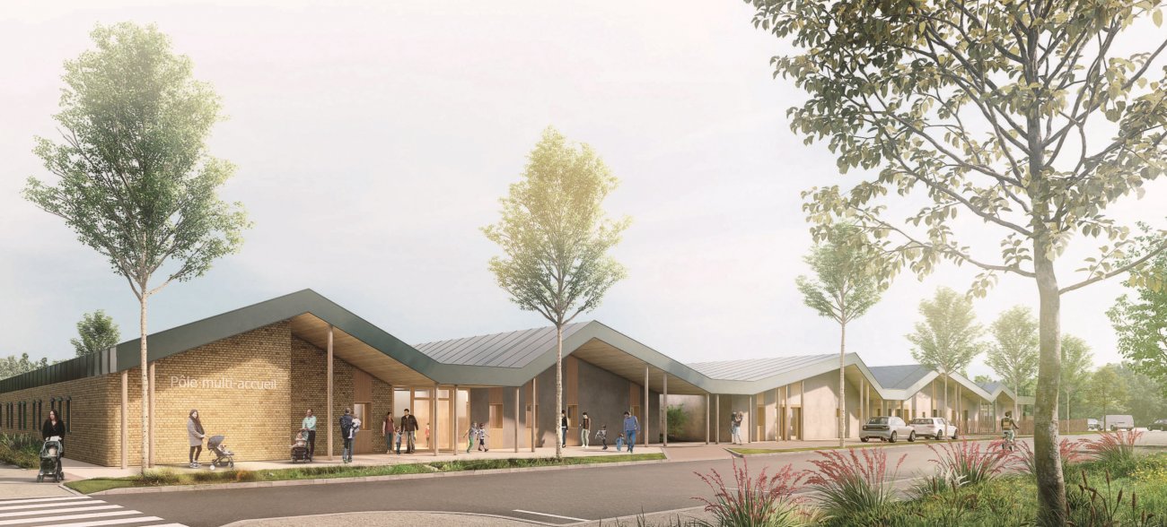Au Creusot, un pôle multi-accueil bas carbone grâce aux solutions KP1